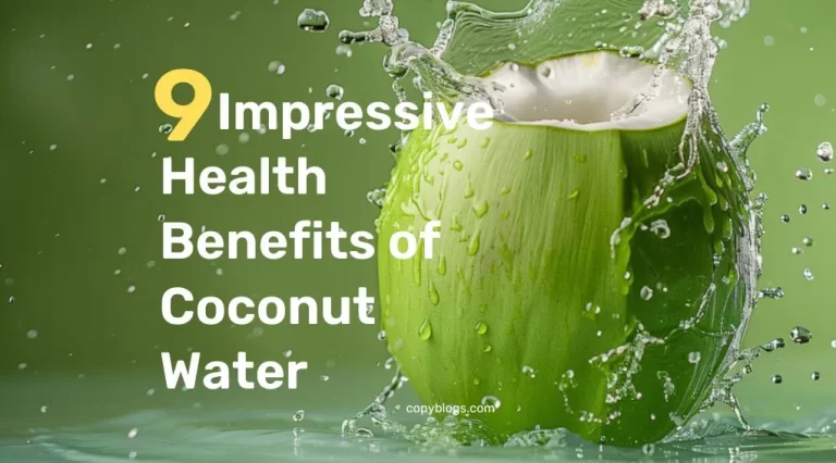 9 Impressive Health Benefits of Coconut Water
