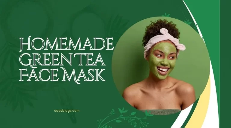 homemade green face mask