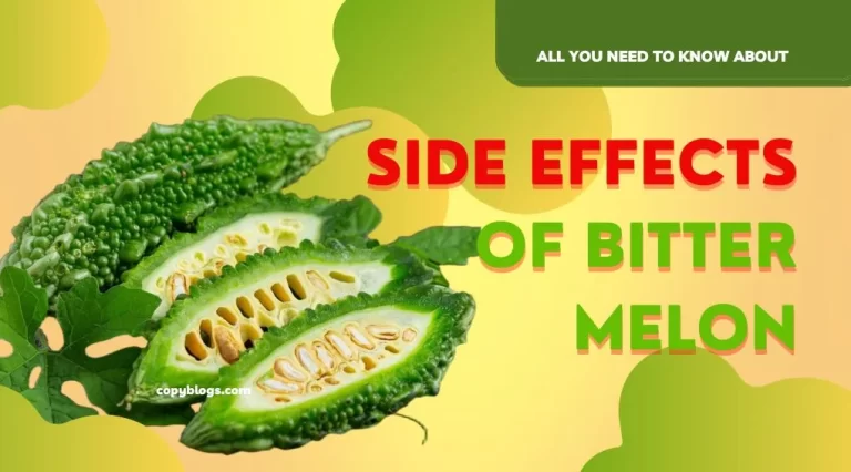 bitter gourd side effects on health