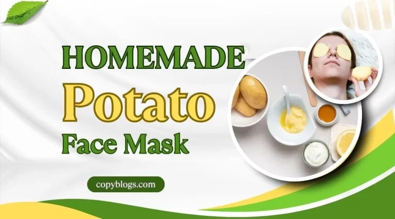 DIY Potato Face Pack
