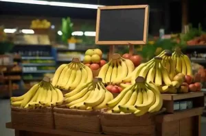 Infographic with tips for storing bananas to prevent browning and extend their shelf life.