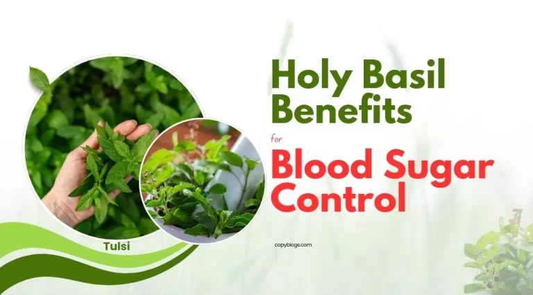 Holy Basil benefits for blood sugar control