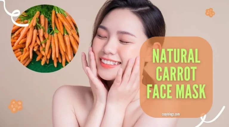 How to make a carrot face mask