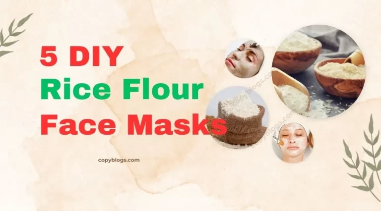 face pack with rice flour