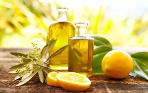 Homemade olive oil face mask for skin whitening and natural glow.