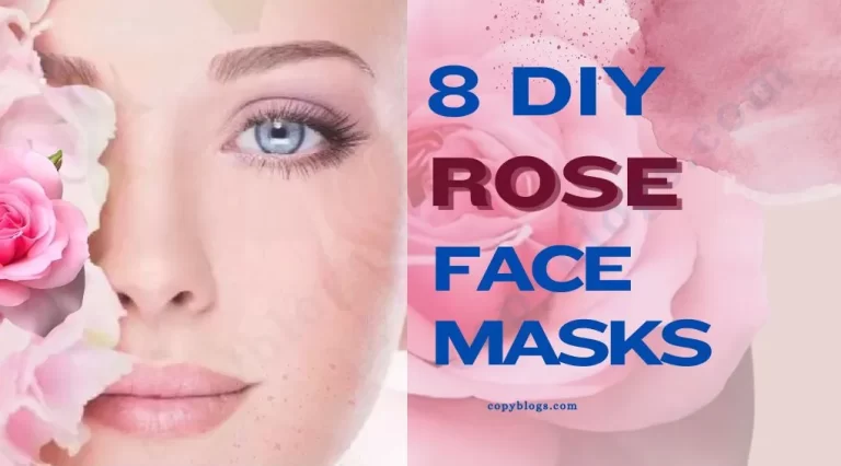 DIY rose face mask for hydration, soothing, and glowing skin