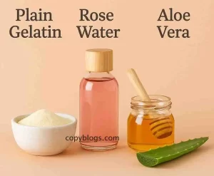 Homemade rose jelly peel off mask for glowing and bright skin – natural skincare remedy. Source: copyblogs.com
