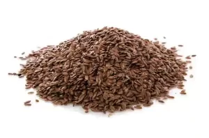 Thick flaxseed gel for homemade treatment to strengthen hair.