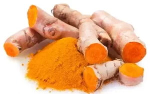 Turmeric benefits for skin including acne, itching, and dark spots.