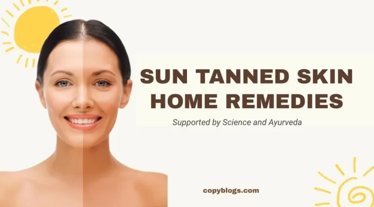 Natural remedies for sun tan removal with before and after face comparison.