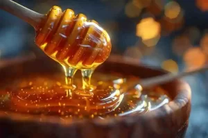 Raw honey shown to soothe throat and reduce snoring.