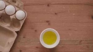 Whole egg and olive oil hair fall remedy at home.