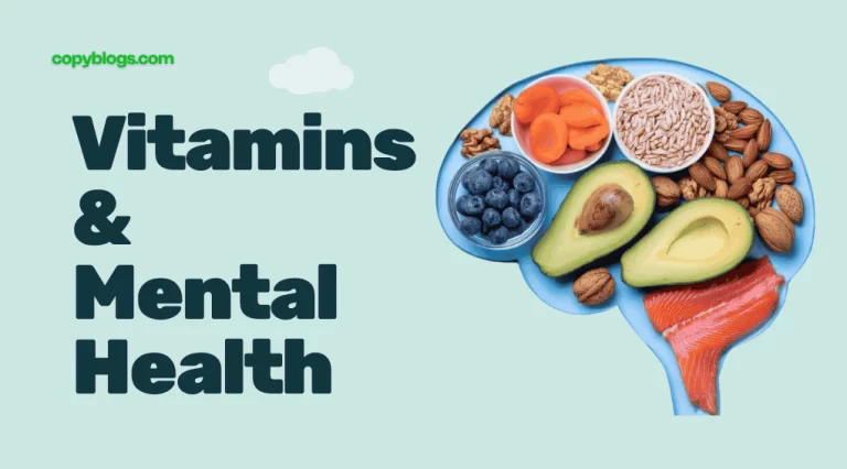 Person feeling relaxed after taking vitamins for mental health.