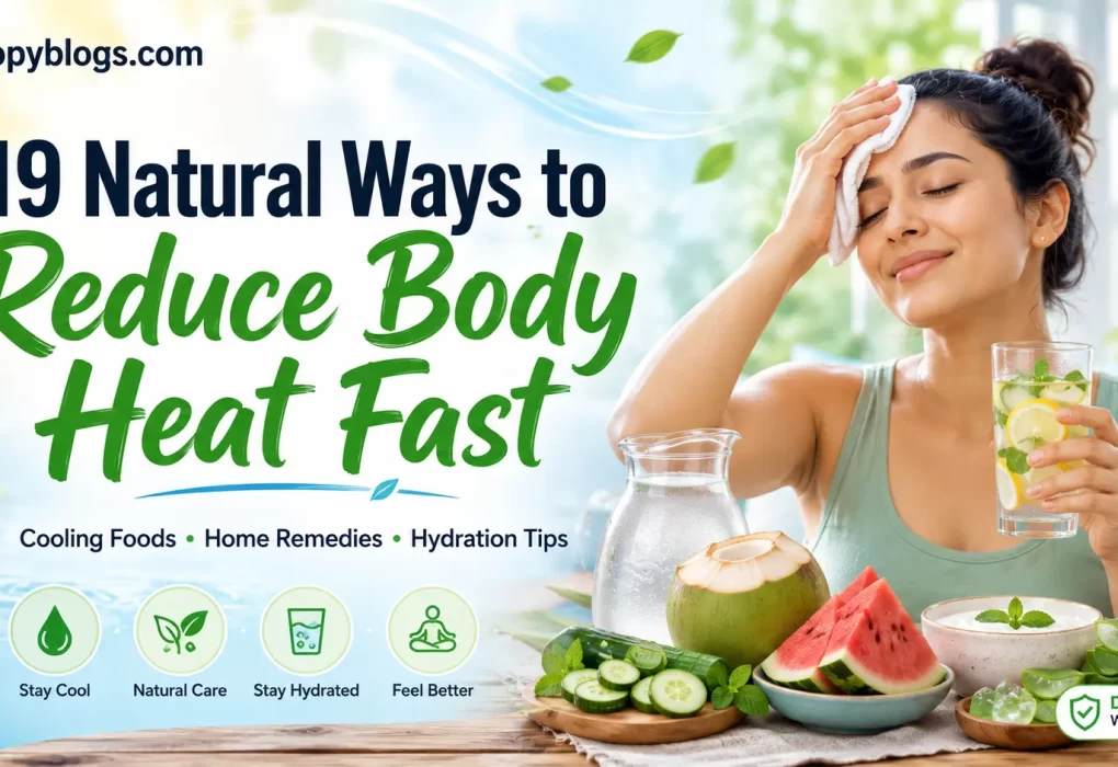 natural ways to reduce body heat